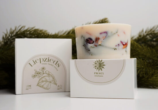 Sojas vaska svece - LIEPZIEDI