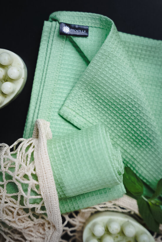 Vafeļauduma dvielītis 