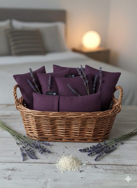 Lavandas acu spilventiņš